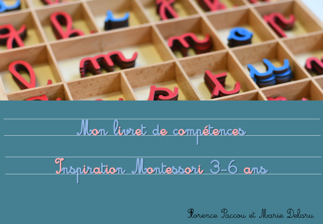 Livret de suivi Montessori 3-6 ans - Les petites montessoriennes